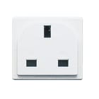 AVE - Presa standard inglese Banquise S45. 2P+T 2 Mod.