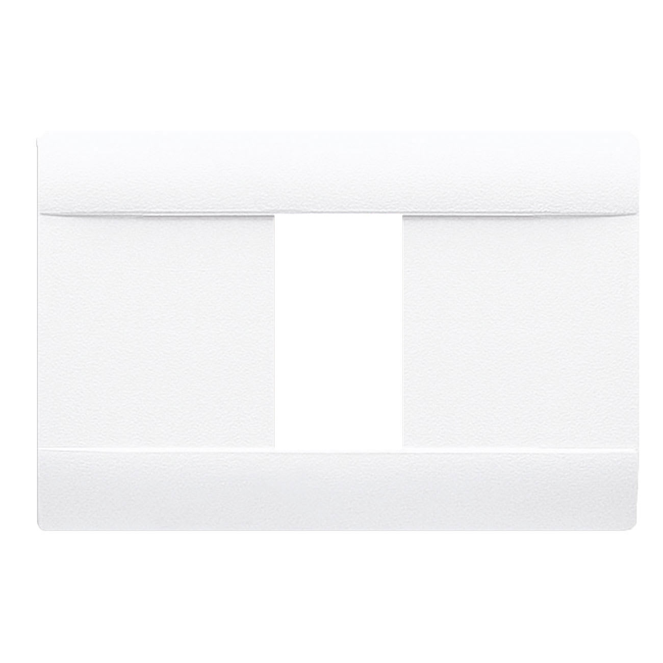 AVE - Placca Ral S45. lucida in tecnopolimero colore bianco banquise 1  Mod.