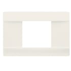 AVE - Placca Ral S45. lucida in tecnopolimero colore bianco banquise 2 Mod.