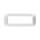 AVE - Placca in tecnopolimero color bianco banquise 6 moduli