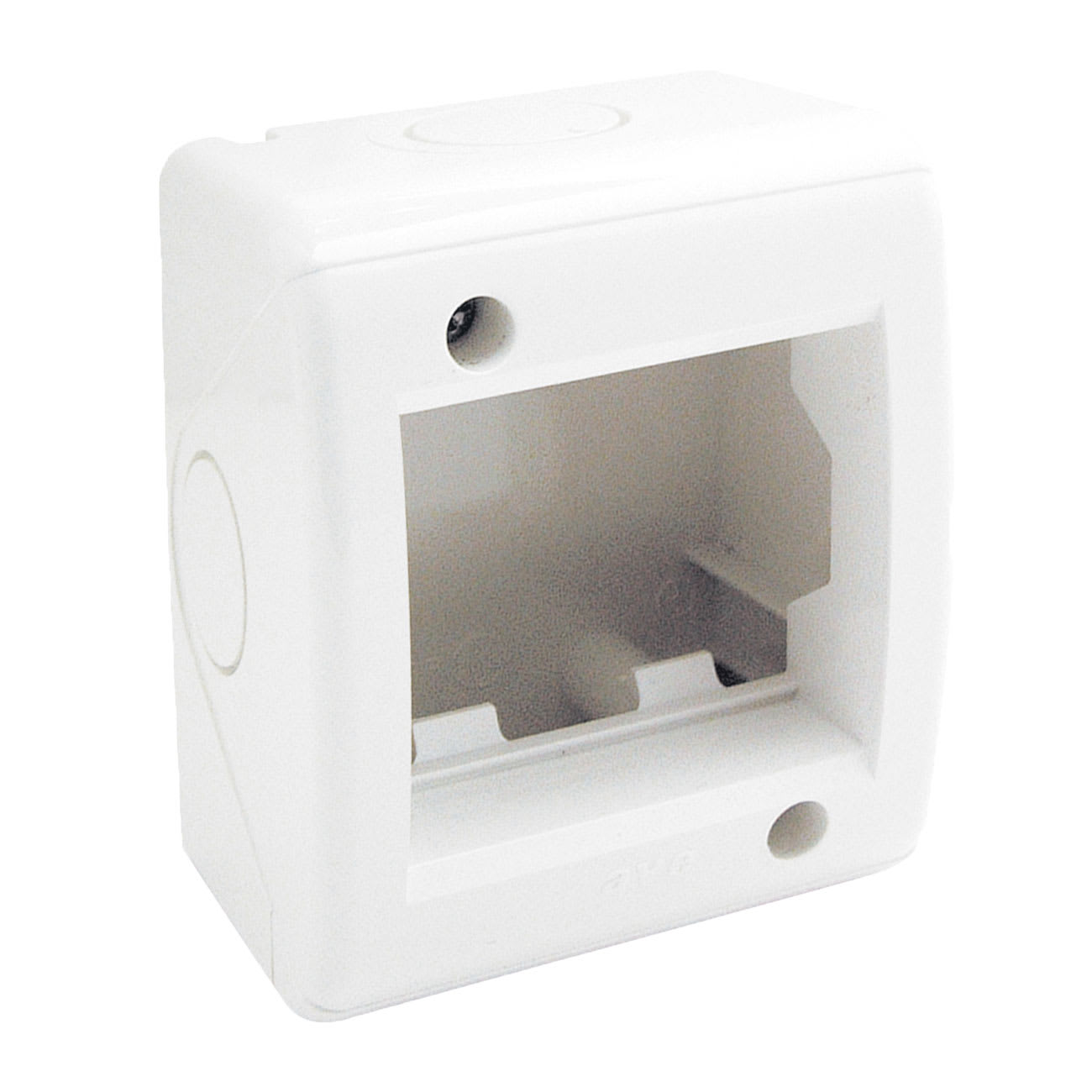 AVE - Contenitore autoportanti per tubo IP40 S45. RAL9016 2 Mod. 45Q42B