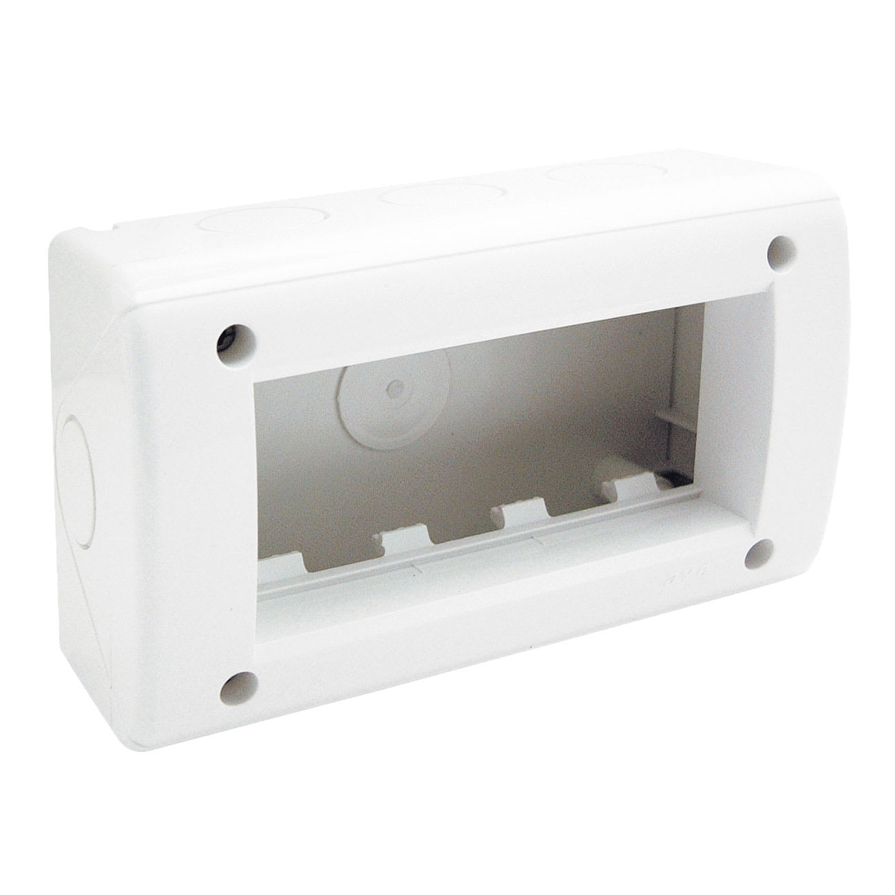AVE - Contenitore autoportanti per tubo IP40 S45. RAL9016 4 Mod.