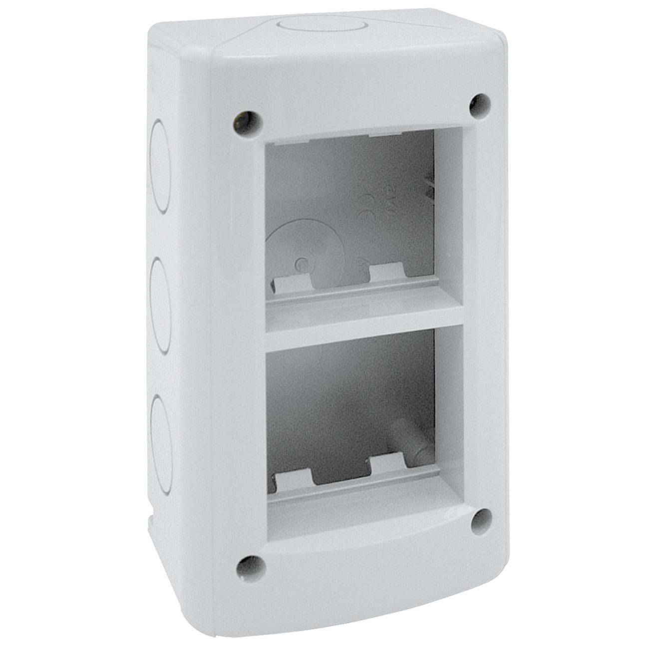 AVE - Contenitore autoportanti per tubo IP40 S45. RAL7035 4 Mod.