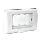 AVE - Placca stagna S45. con sportello a membrana cedibile autoportante (non necessita di armatura portafrutti) 3 Mod.