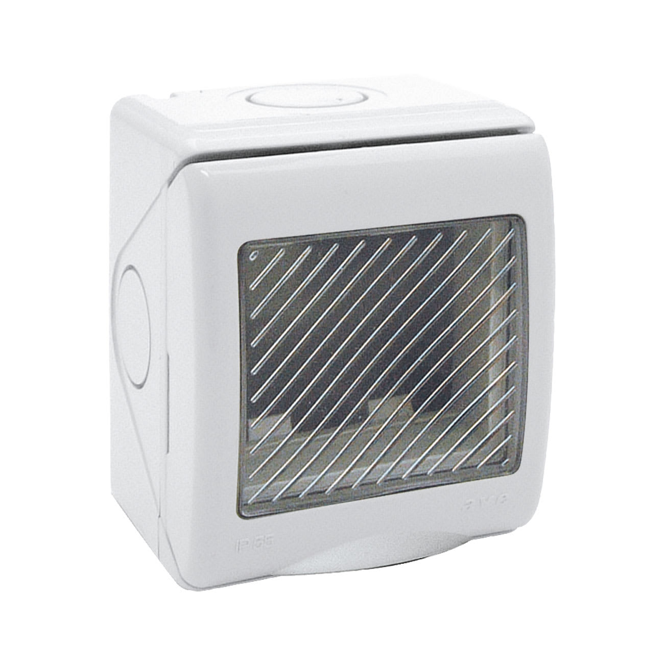 AVE - Contenitore autoportante S45. RAL7035 IP55 linea industriale  sportello con membrana cedibile 2 Mod.