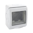 AVE - Contenitore autoportante S45. RAL7035 IP55 linea industriale sportello con membrana cedibile 2 Mod.
