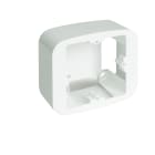 AVE - Scatola parete S45. RAL9016 completare con placche 45p21.. o 45p22 2 Mod.