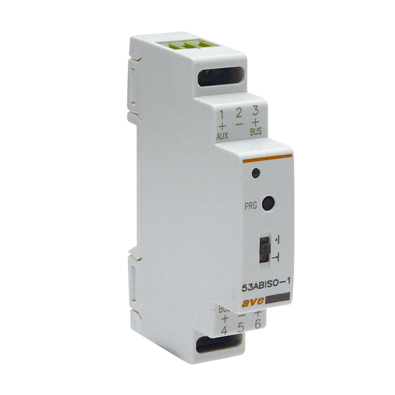 AVE - Isolatore di linea con funzioni programmabili AVEbus 1 Mod. DIN