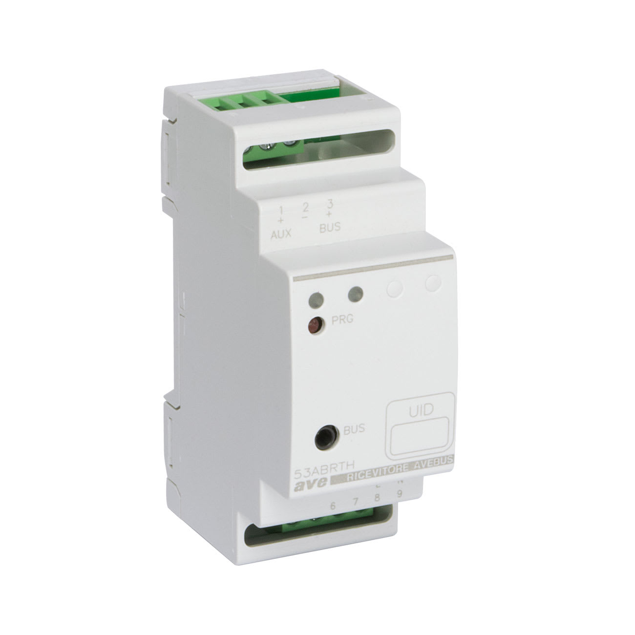 AVE - ATTUATORE PER DEUMIDIFICATORE SISTEMA DOMOTICO AVEBUS 2 MODULI DIN 53ABRTH