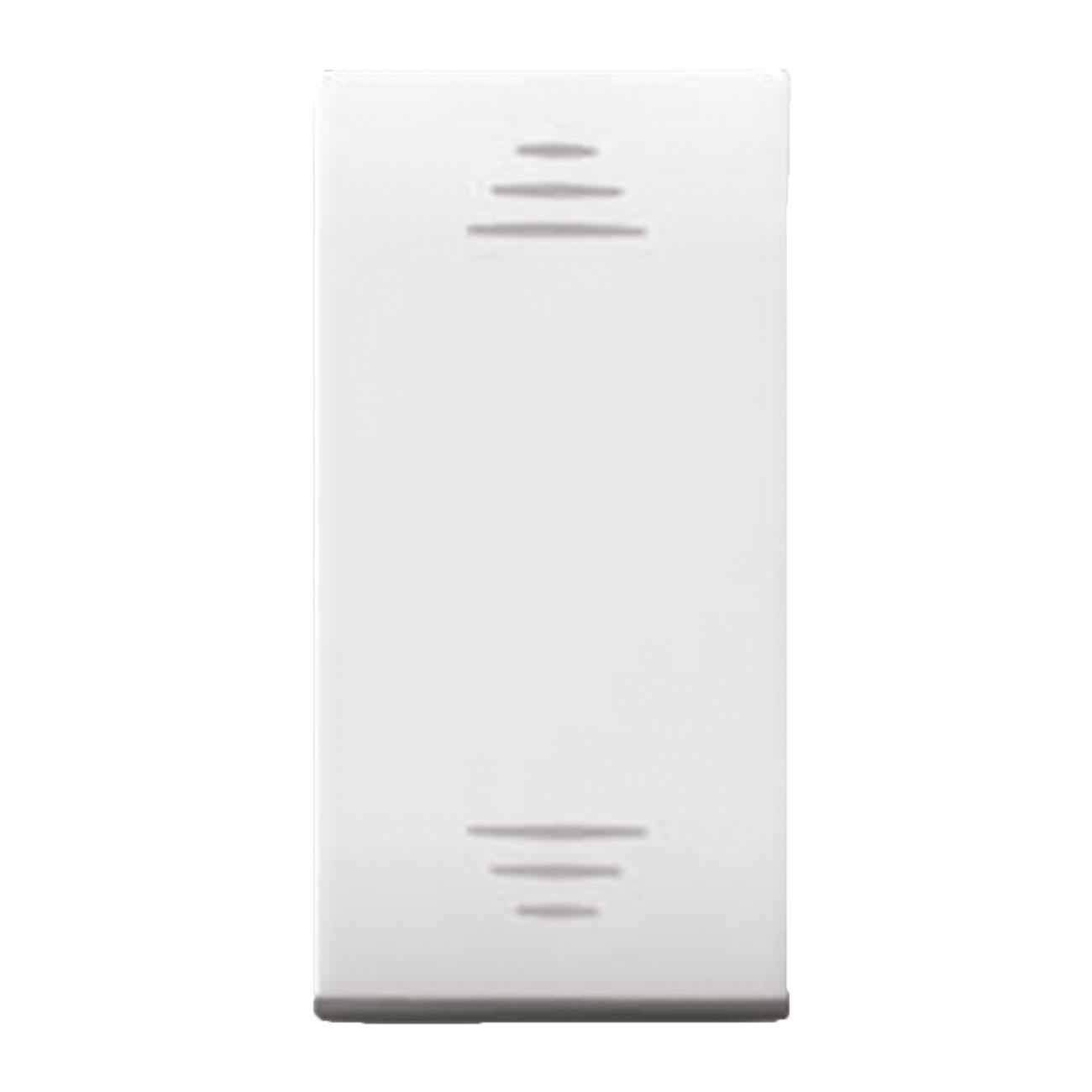 AVE - Interruttore tasto liscio. con trattamento antibatterico. Domus S44. colore RAL 9010. 1P 16AX illuminabilefinitura lucida 1M