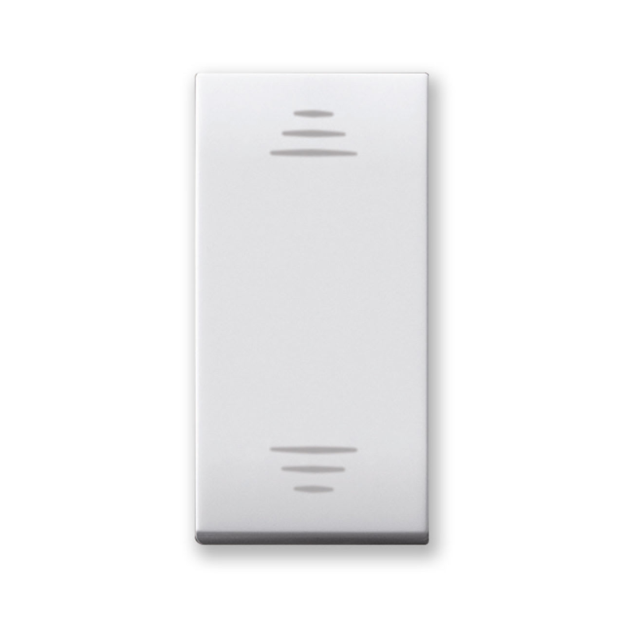 AVE - Invertitore tasto liscio. con trattamento antibatterico. Domus S44. colore RAL 9010. 1P 16AX illuminabile  finitura lucida  1
