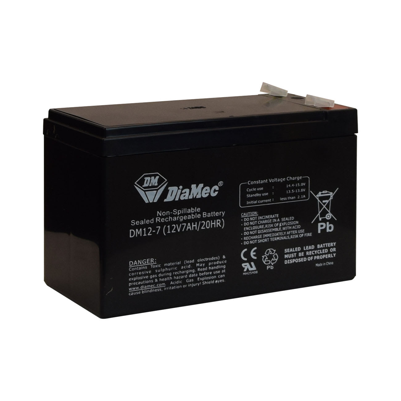 AVE - Batteria ricaricabile 12v 6.5ah ideale per dispositivi elettronici e applicazioni di backup. Compatta e affidabile, garantisce lunga durata e prestazioni costanti.