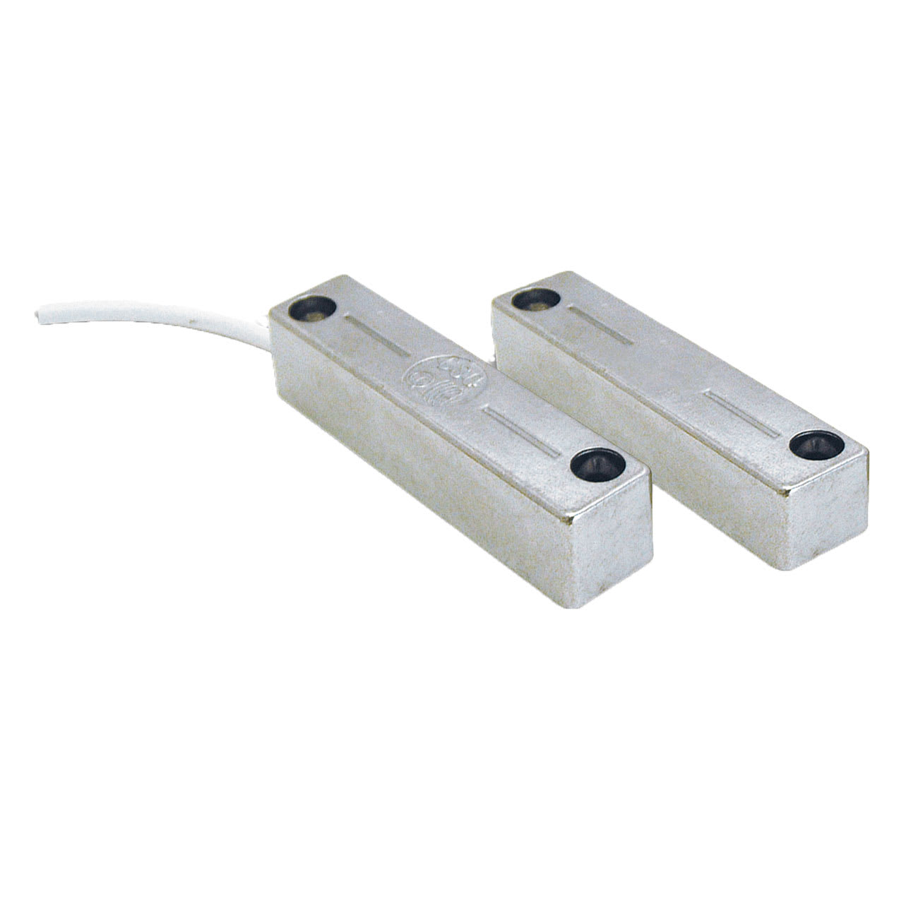 AVE - Contatto magnetico per infissi metallici, ideale per porte e finestre in metallo. Design compatto e facile da installare, garantisce sicurezza e affidabilità.