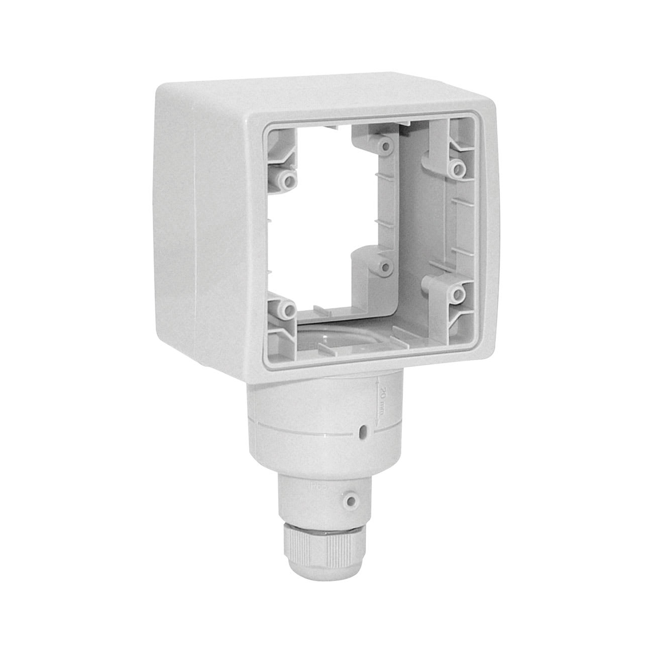 AVE - Box testapalo. S45 2 fronte IP56 installabile su palo BG100