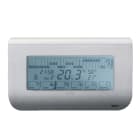 AVE - Cronotermostato touch parete allum.programmazione facilitata uscita NA+NC 5(2)A alimentazione batterie programmazione gio