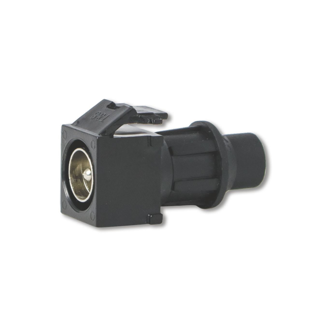 AVE - Connettore tv/sat iec maschio. per collegamenti tv (digitale terrestre) collegamento in ingresso mediante cap in dotazione