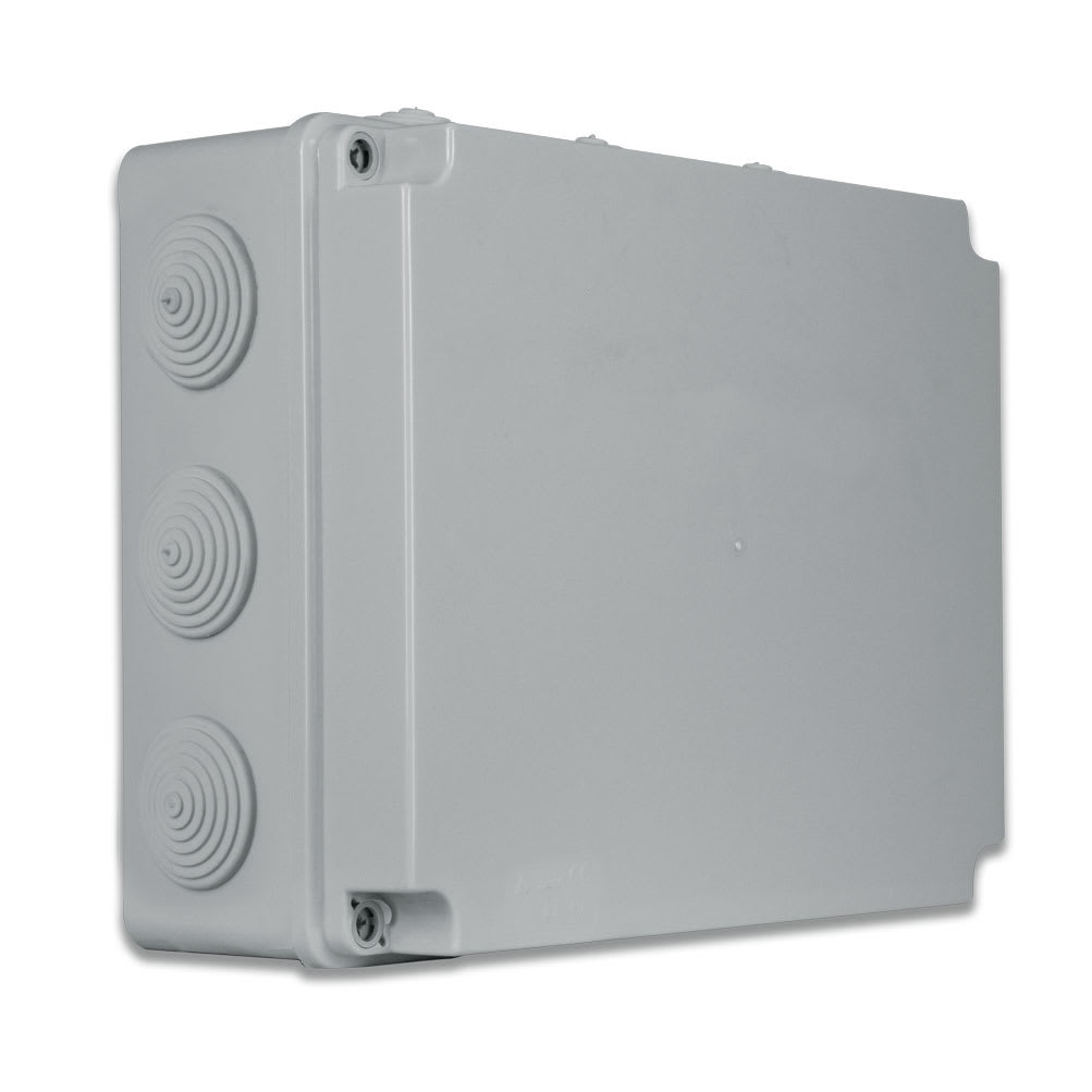 AVE - Scatola IP65 di derivazione da parete con passacavi  Dimensioni (L H P): 240 X 190 X 90 mm