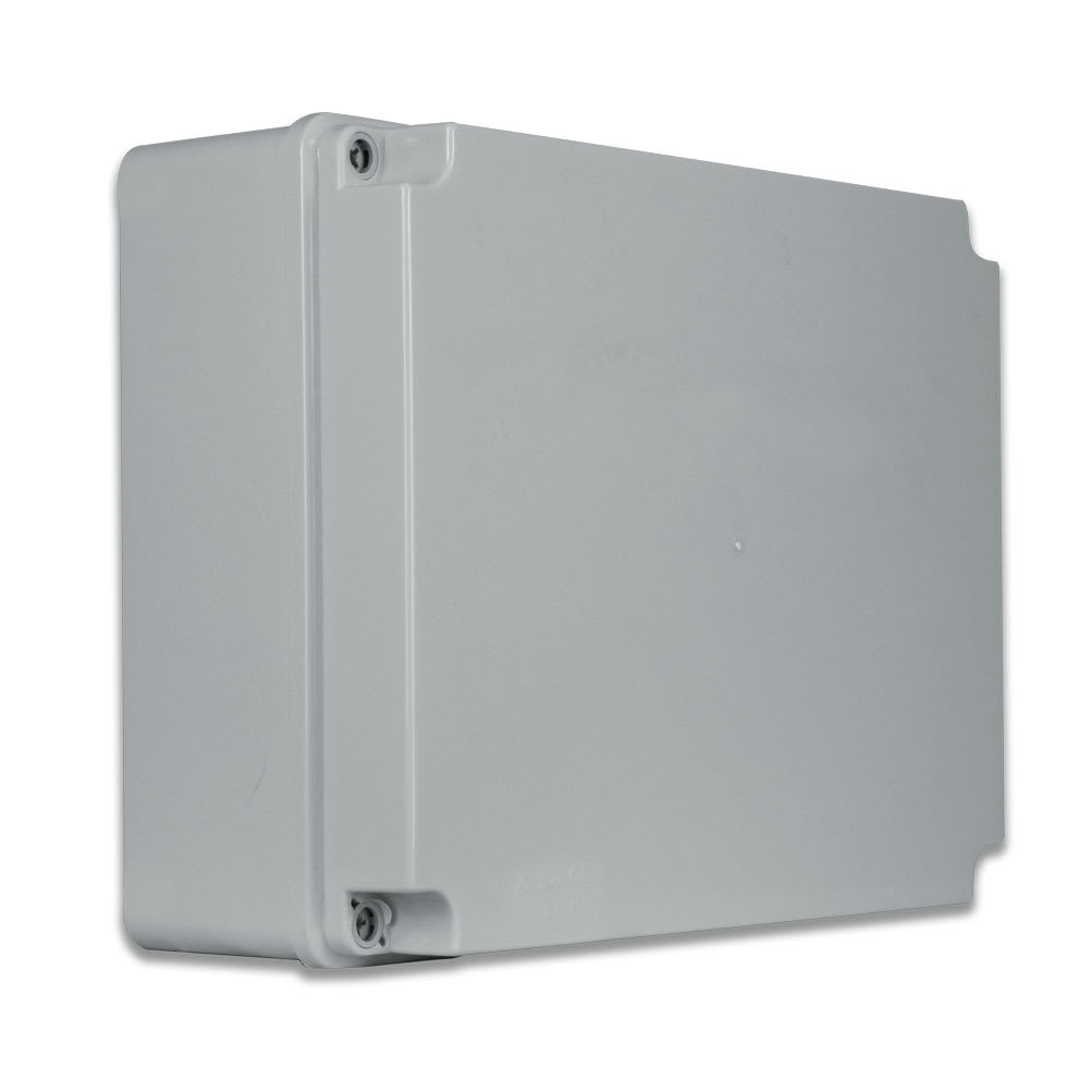 AVE - Scatola IP65 di derivazione da parete con pareti lisce  Dimensioni (L H P): 240 X 190 X 90 mm
