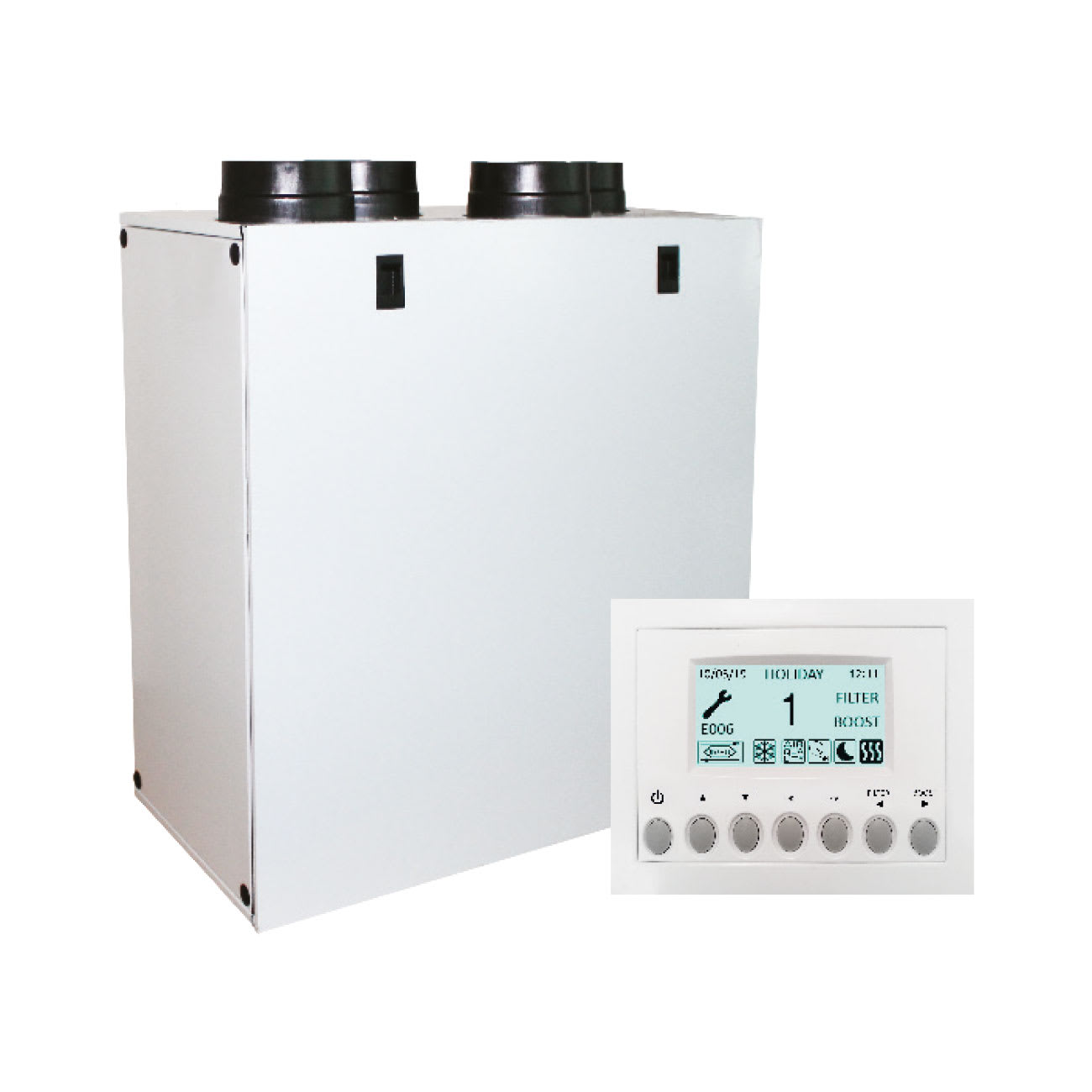 AVE - VMC centralizzata con recupero di calore  portata massima 281 m3/h  VERTICAL