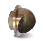 AVE - Terminale esterno diametro 100 mm per sistemi di ventilazione e scarico, compatibile con tubazioni standard.