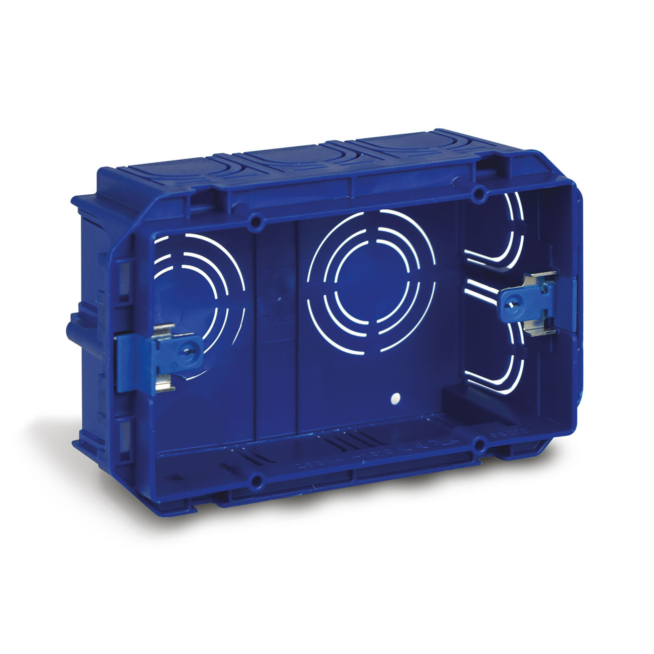 AVE - Scatola rettangolare da incasso per pareti in muratura 3 e 4 moduli Interasse viti 83.5 mm 108.5 mm