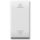 AVE - Deviatore tasto liscio. Domus S44. colore RAL 9010. 1P 10AX illuminabile finitura lucida 1 Mod.