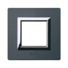 AVE - Placca Vera44 Alluminio. S44 colore antracite. con cornicetta 2 Mod.