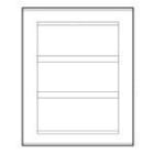 AVE - Placca zama 45 15m bianco banquise, design elegante e funzionale per ambienti moderni.