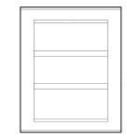 AVE - Placca zama 45 15m bianco banquise, design elegante e funzionale per ambienti moderni.