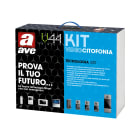 AVE - Kit bifamiliare lcd 4,3 bianco, ideale per soluzioni abitative moderne e funzionali. K806-2FPIT4B2