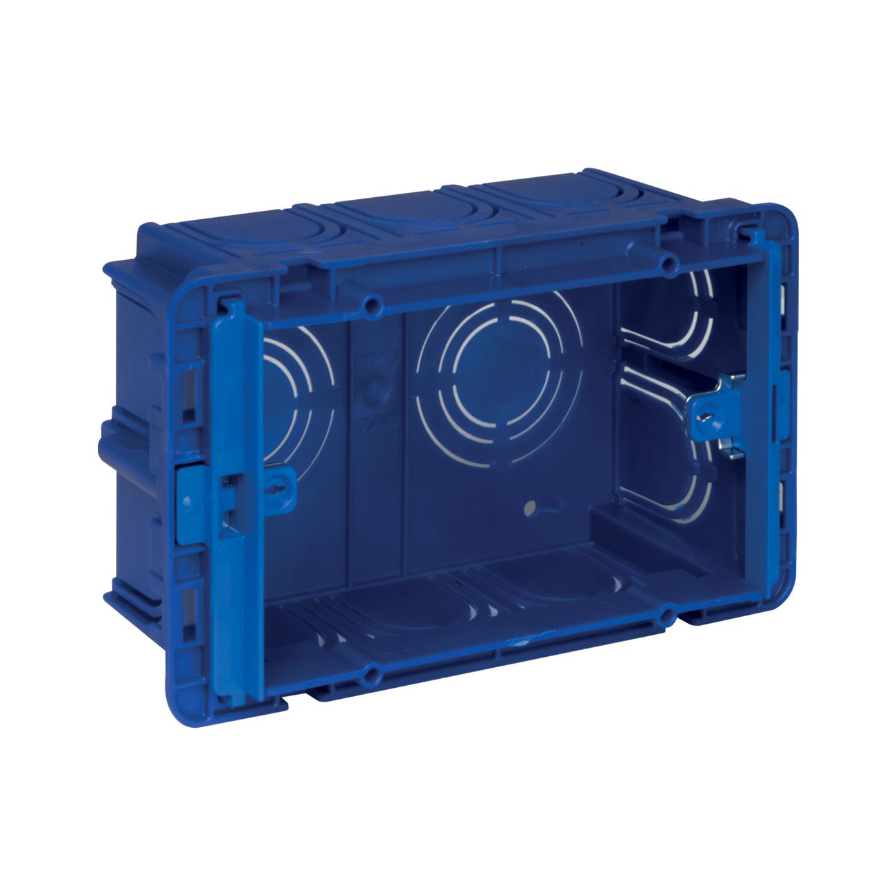 AVE - Scatola rettangolare da incasso per pareti in muratura 3 e 4 moduli   Interasse viti 83.5 mm  108.5 mm