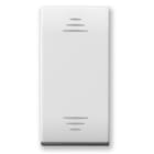 AVE - Interruttore con gemma. Domus S44. colore RAL 9010. 1P 20AX illuminabile finitura lucida 1 Mod. 441001/20A