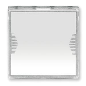 AVE - Pulsante targhetta portanome. Domus S44. N.A. 1P 10A illuminabile  2 Mod. 441005TP/2