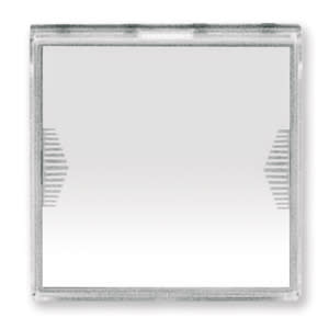 AVE - Pulsante targhetta portanome. Domus S44. N.A. 1P 10A illuminabile 2 Mod. 441005TP/2