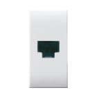 AVE - Presa RJ11 morsetti a vite. Domus S44 colore RAL 9010  finitura lucida  1 Mod. 441024