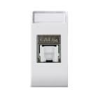 AVE - Presa RJ45 CAT6AS FTP  schermata  Domus S44 colore RAL 9010  finitura lucida  1 Mod. 441029C6AS