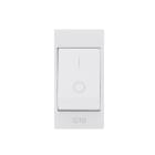 AVE - Interruttore automatico. Domus S44. colore RAL 9010. 1P+N 10A 3kA 250v finitura lucida 1 Mod.