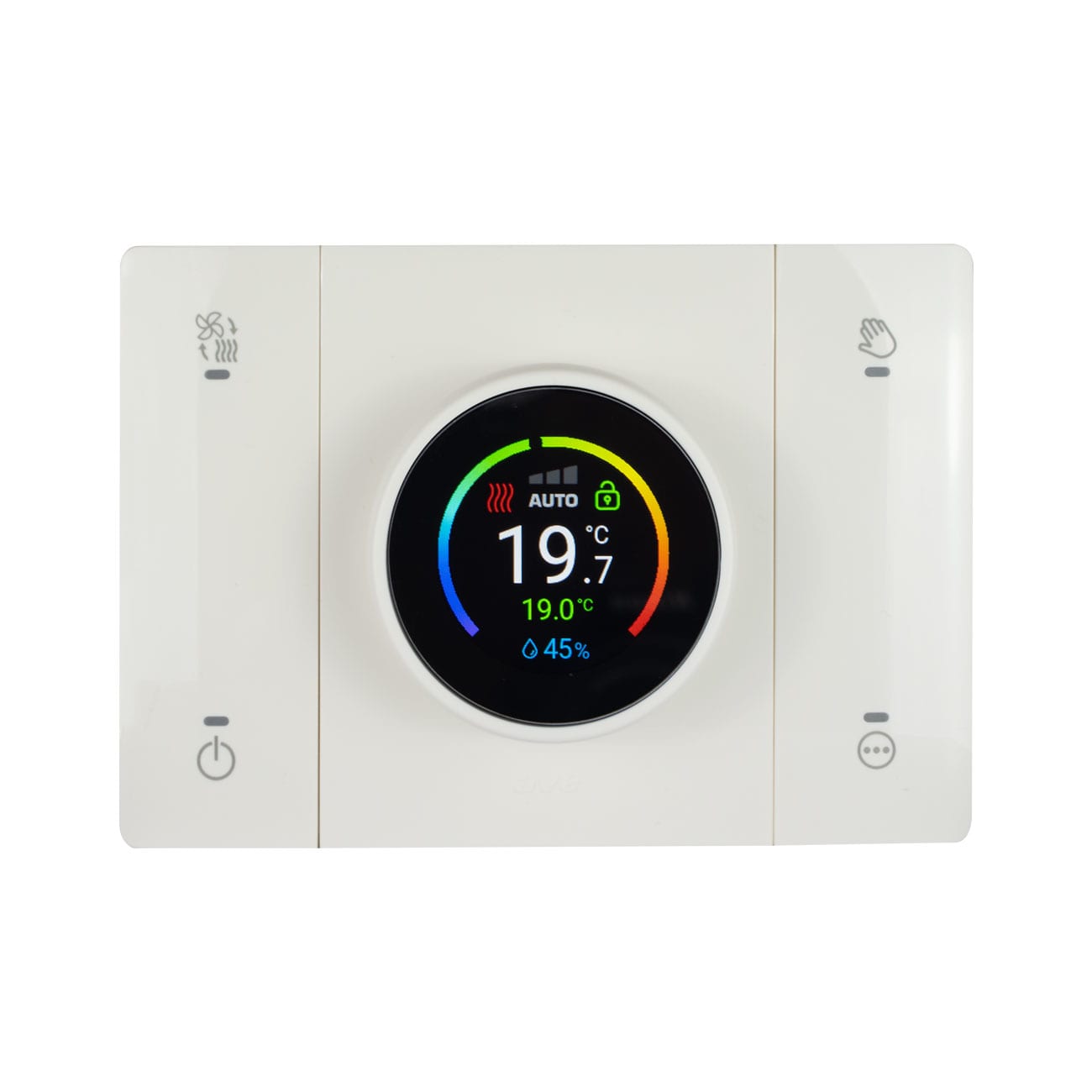 AVE - CRONOTERMOSTATO SMART CONNESSO T44 CON RILEVAZIONE DELL'UMIDITA' AMBIENTE  BIANCO DOMUS 441CRT-W