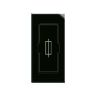 AVE - Portafusibile mini. Life S44. colore Nero. 1P 10A finitura lucida 1 Mod. 442007