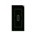 AVE - Portafusibile mini. Life S44. colore Nero. 1P 10A  finitura lucida  1 Mod. 442007