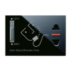 AVE - Presa rasoi euroamericana. Life S44. colore Nero 230V 20VA  finitura lucida  3 Mod. 442033RS