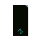 AVE - Dimmer universale. Life S44. colore Nero. 3220W 230V  finitura lucida  1 Mod. 442048UL