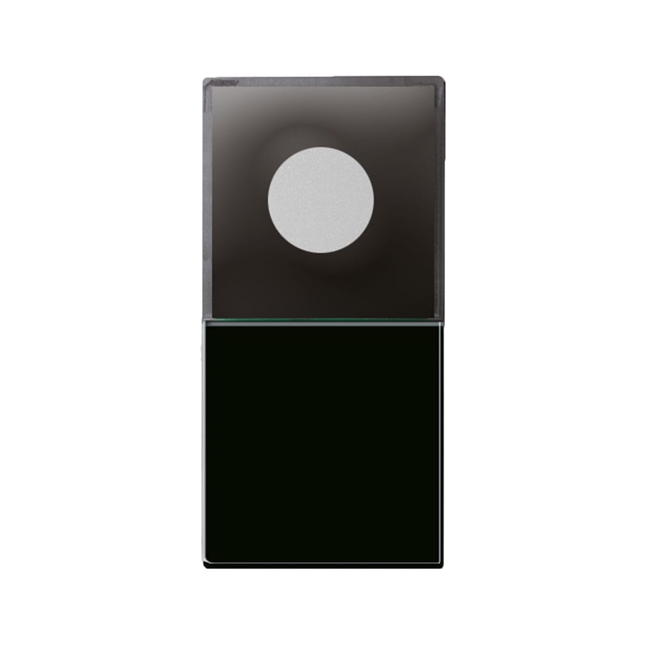 AVE - Pulsante con spia. Life S44. colore Nero. 1P NA 10A 250V  finitura lucida  1 Mod. 442050