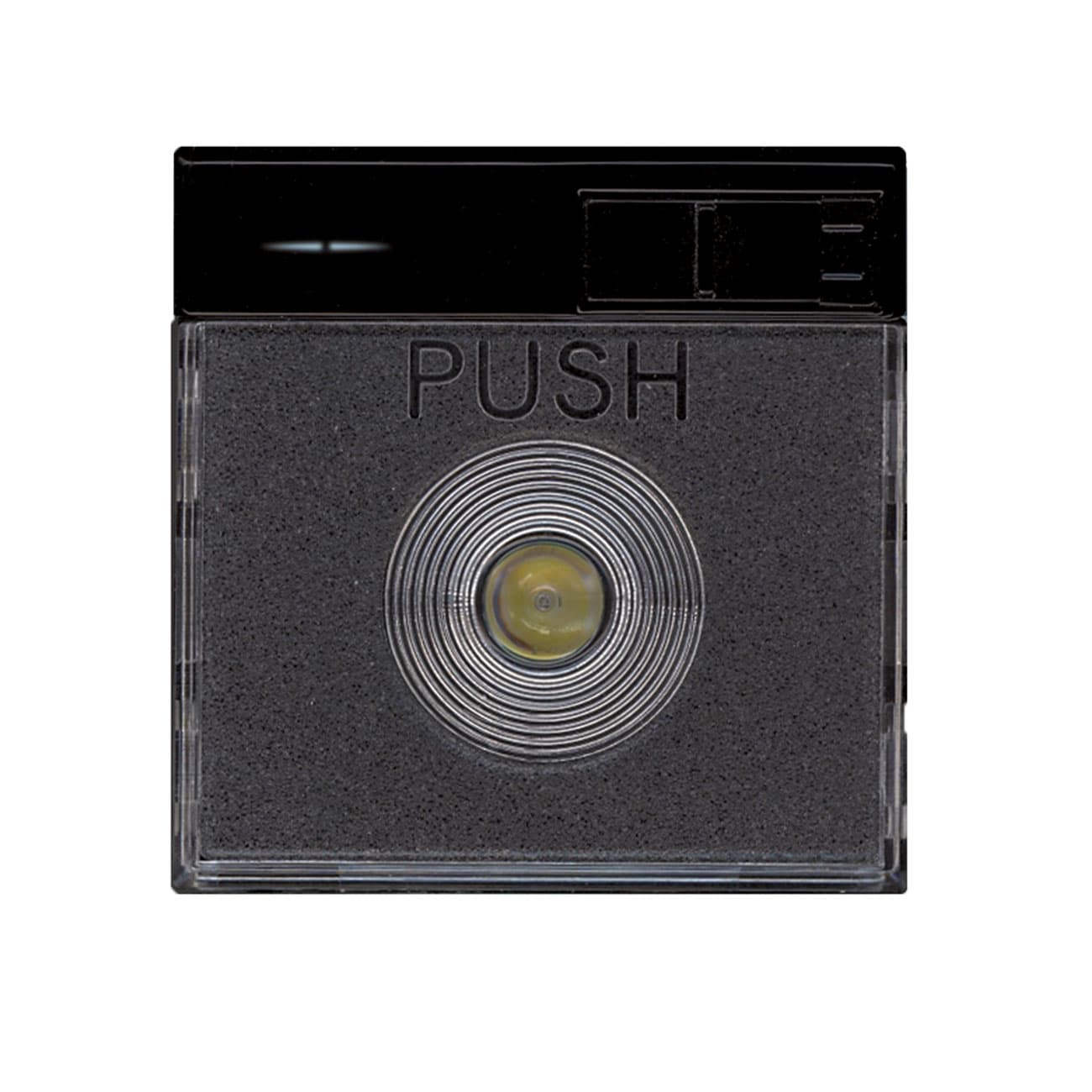 AVE - Lampada anti blackout. Life S44. colore Nero. a led  alimentazione 230v  finitura lucida  2 Mod. 442086