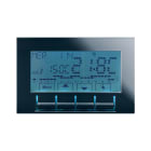 AVE - Cronotermostato elettronico con display 230V. Life S44. colore RAL 9017  finitura lucida  3 Mod. 442CRT3