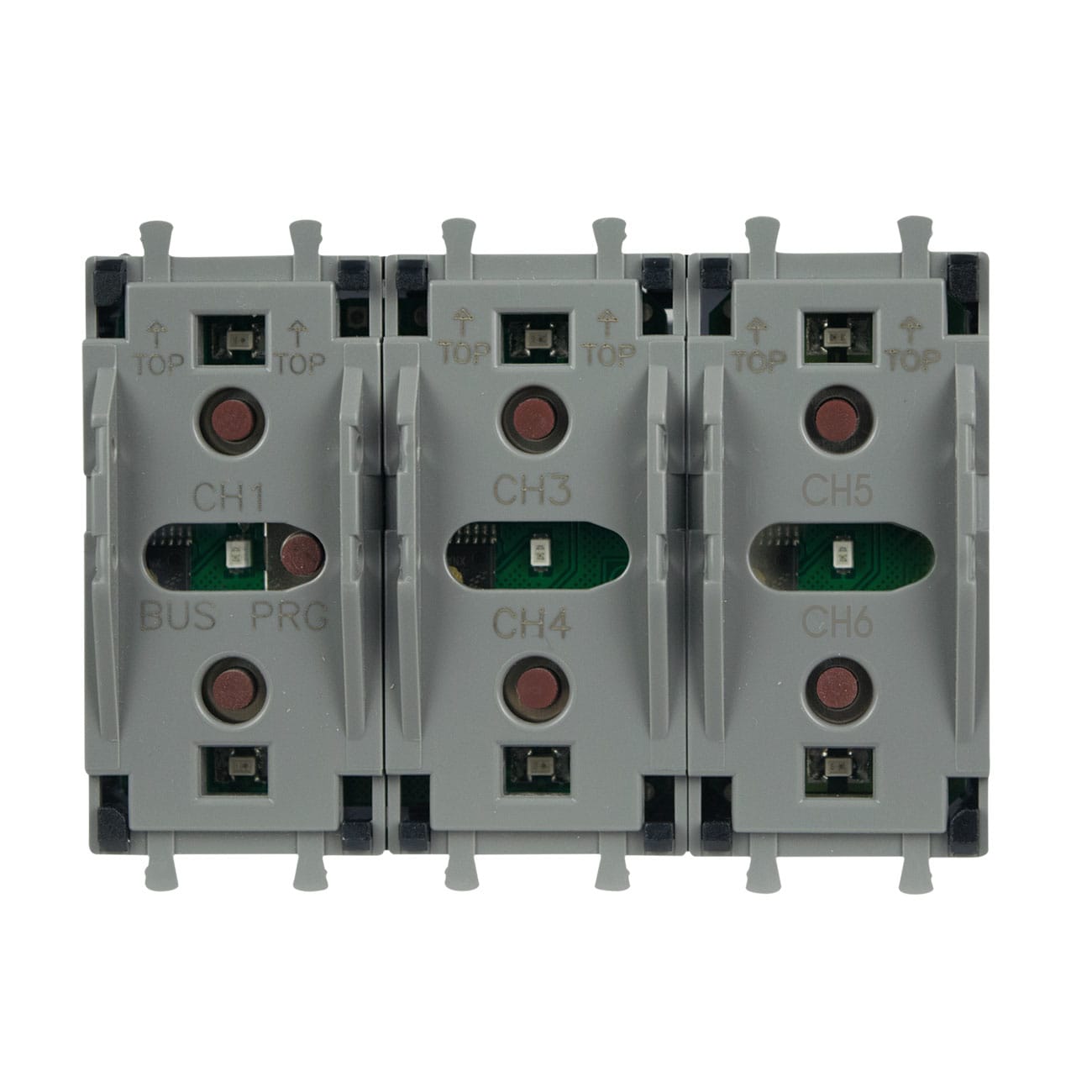 AVE - comando con 6 pulsanti knx 3 moduli s44 6ch 3m s.44