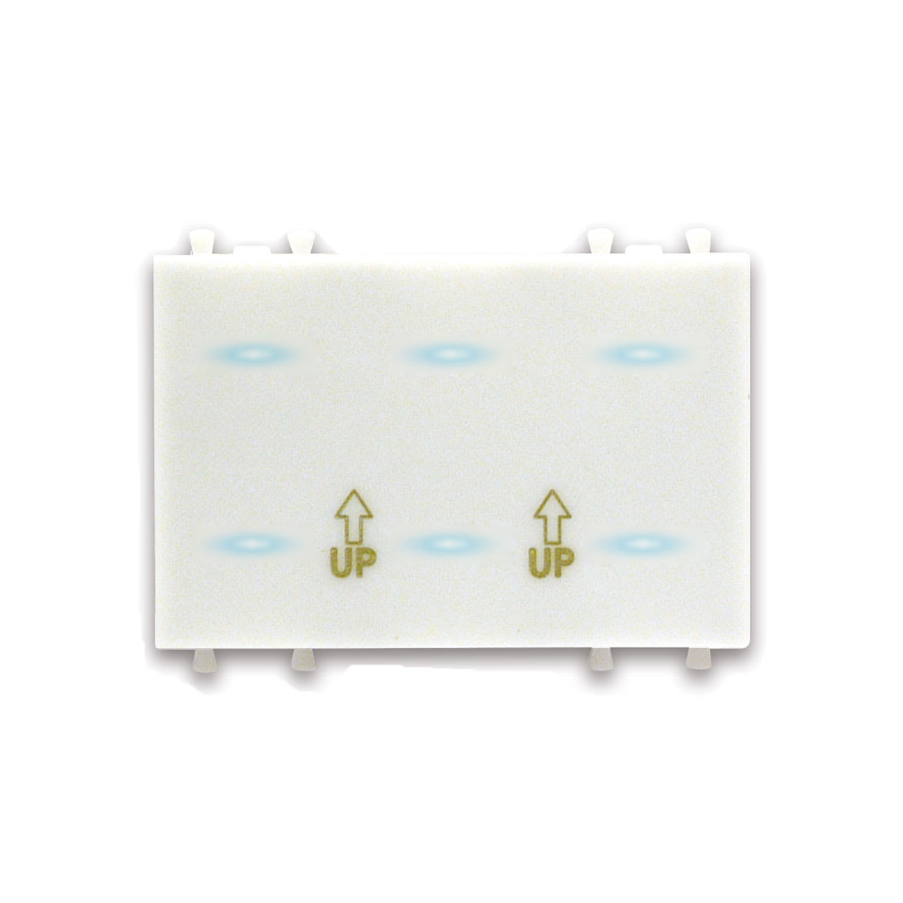 AVE - Tastiera Touch. S44. 6 rele'1P NA 2A  alimentazione 230V. a scomparsa  3 Mod. 442TC16