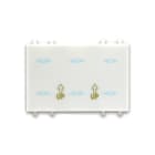 AVE - Tastiera Touch. S44. 6 rele'1P NA 2A  alimentazione 230V. a scomparsa  3 Mod. 442TC16