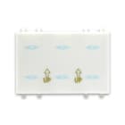 AVE - Tastiera Touch. S44. 6 rele'1P NA 2A  alimentazione 12/24V cc/ac. a scomparsa  3 Mod. 442TC16/12V