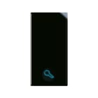 AVE - Tasto simbolo Chiave Life S44. colore Nero  finitura lucida  1 Mod. 442TKP